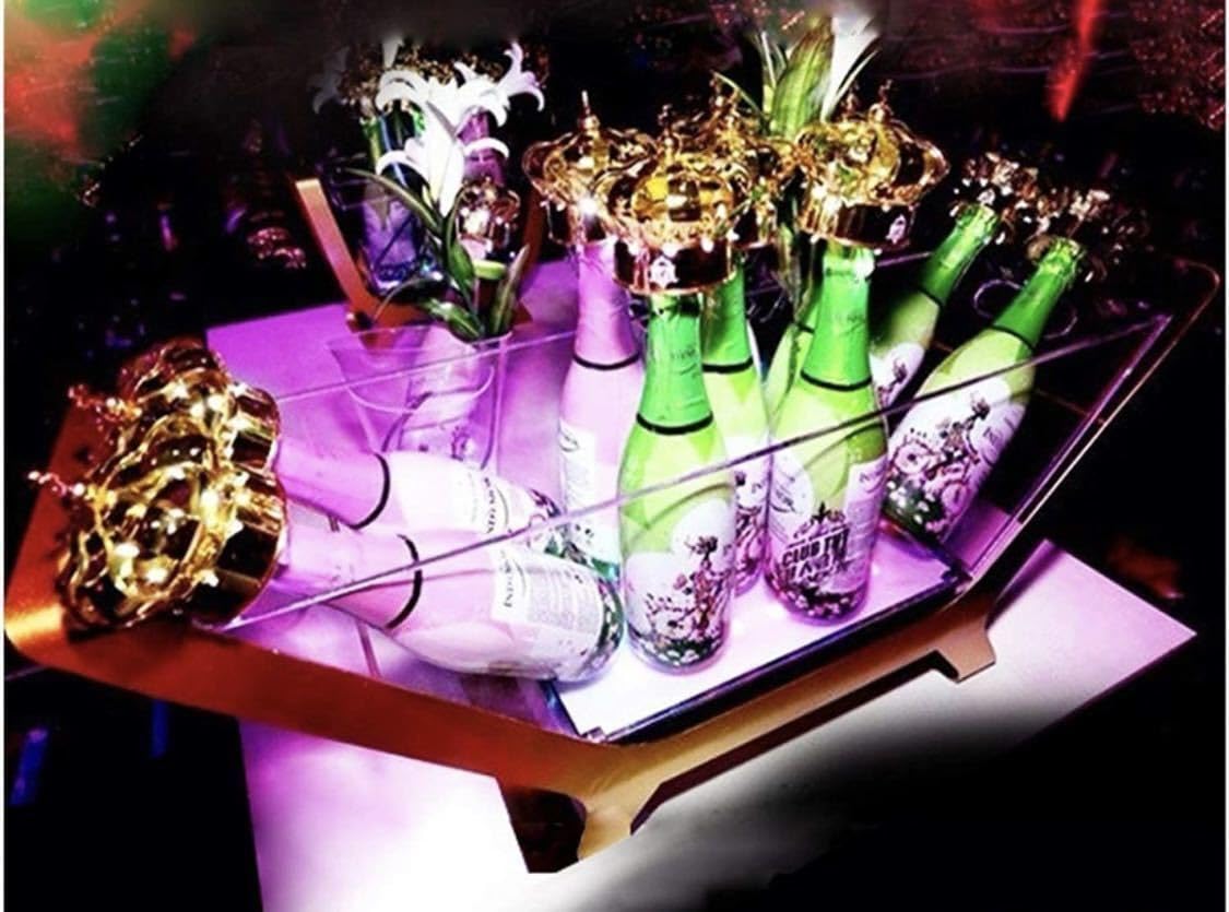 光る ワインクーラー 大型 舟形 台座付き マルチカラー 充電式 アクリル製 Amazon | 光る ワインクーラー 最大型 舟形 台座付き マルチカラー